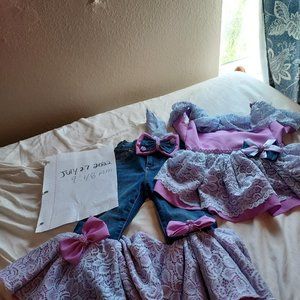 Purple lace custom outfit